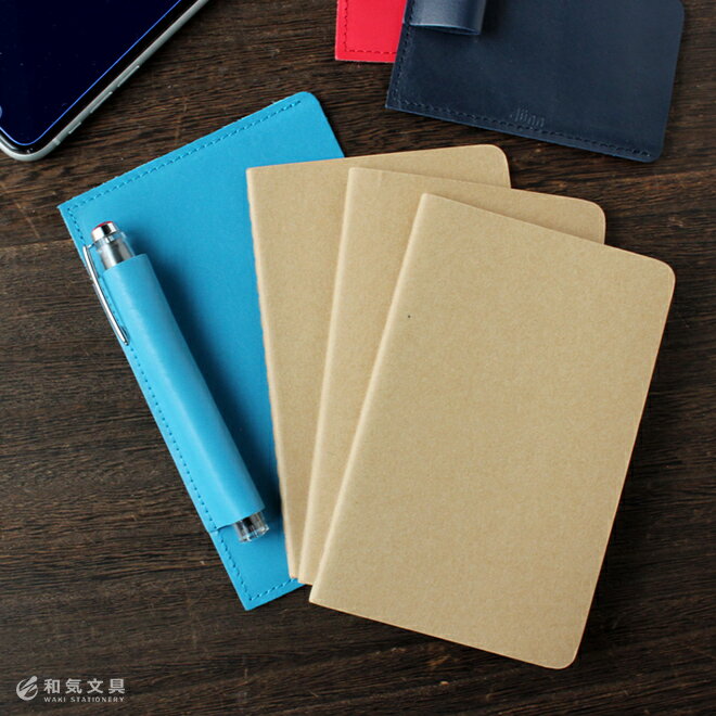  dunn デュン mini notecase ミニノートケース moleskine モレスキン Cahier カイエ ポケットサイズ(3冊) ノートセット 無地ノート