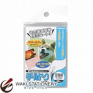 ナカバヤシ 手貼りラミフィルム 定期券サイズ対応 TLF-001