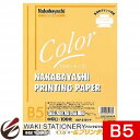 ナカバヤシ コピー&プリンタ用紙 B5 100枚 イエロー HCP-5101-Y