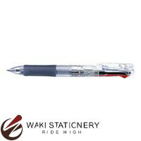 ゼブラ 4色ボールペン クリップ-オンG 4CE 透明 B4A3-C