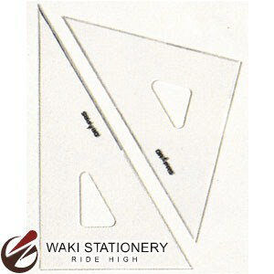 ドラパス 三幸製図 三角定規 面取 2mm厚 24cm No.13-223