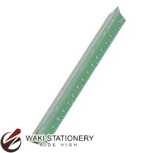 ドラパス 三幸製図 カラー三角スケール 15cm 緑 No.16-244