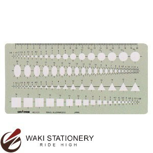ドラパス 三幸製図 ドラパステンプレート E型 総合定規D 大 No.31-E121