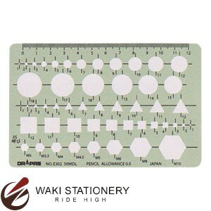 ドラパス 三幸製図 機械用テンプレート ボルトナット総合定規 No.31-E302