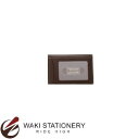 パイロット パス入ダブル 110×75mm ダークブラウン