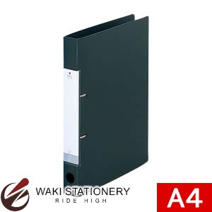 リヒトラブ リクエスト・D型リングファイル A4判タテ型 背巾34mm 黒 G2220-24