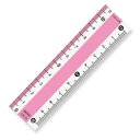 共栄プラスチック カラー直線定規 10cm ピンク CPK-10-P / 10セット