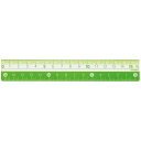 クツワ カラー定規 16cm グリーン KB027GR / 5セット
