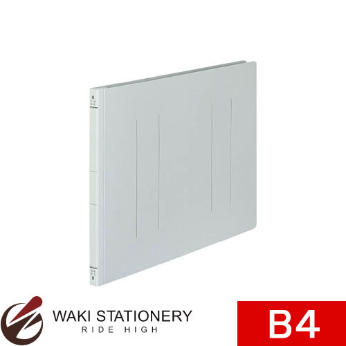 コクヨ フラットファイル V 樹脂製とじ具 B4横 15mmとじ グレー フ-V19M / 10セット