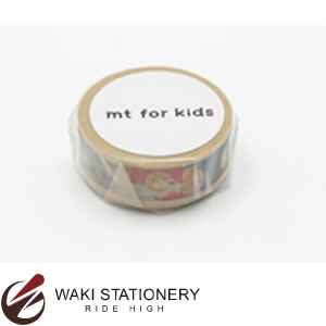 カモ井加工紙 mt マスキングテープ for kids 動物テープ MT01KID010