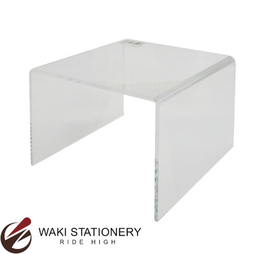 共栄プラスチック コの字型ディスプレイ(厚さ3.0mmメタクリル透明) 幅125×奥120×高90mm DP-13-2 / 2セット