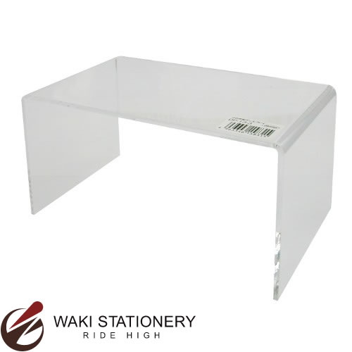 共栄プラスチック コの字型ディスプレイ(厚さ3.0mmメタクリル透明) 幅180×奥100×高90mm DP-13-3 / 2セット