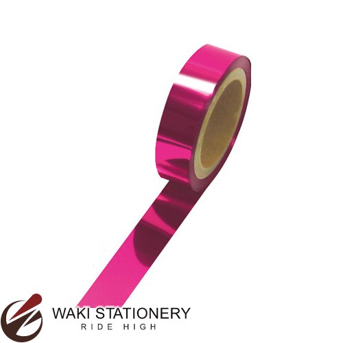 ササガワ [タカ印] メッキテープ 15mm×100m 桃 40-4332