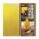 トーヨー 豪華金箔調おりがみ 15cm 金・赤 008101 / 10セット【折り紙】