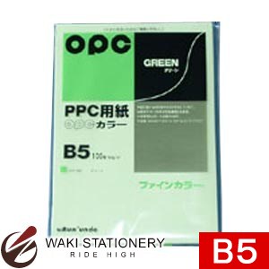 ▼商品詳細はこちらをクリック！納期早め通常3〜4営業日内に発送予定メール便不可メール便でご注文頂いた場合でも自動的に宅配便送料へ変更いたします返品について仕様商品名文運堂 ファインカラーPPC B5 グリーンメーカー名その他商品番号16612仕様・規格:B5判・坪量:64g/平方メートル・四六判換算:55kg・紙厚:0.09mm・入数:100枚商品説明●チラシも社内掲示も手軽に自作!●楽しいカラーがお得にラインアップ。備考※パッケージや仕様はメーカー要因により予告なく変更になる場合がございます。お中元、お歳暮、母の日、父の日、敬老の日、ブライダル、誕生日、記念日、恩師・上司へのギフトに文房具が喜ばれます。また、結婚内祝い、出産内祝い、合格祝い、就職祝い、卒業祝い、入園・入学祝い、昇進祝い、還暦祝いなどのお祝いのプレゼントや、販売促進の景品やギフトにも。デザイン文具やオフィス文具、学校で使える文房具、事務用品などの様々なステーショナリーのアウトレットや訳ありセール商品もご用意。商品への名入れやラッピングも行っています。文房具なら和気文具（ワキ文具）[tag:コピー用紙・プリンタ用紙][tag:B5サイズ]