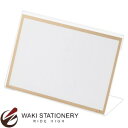 アケボノクラウン L型カード立 本体 アクリル製 巾120mm×83mm CR-KD121-T