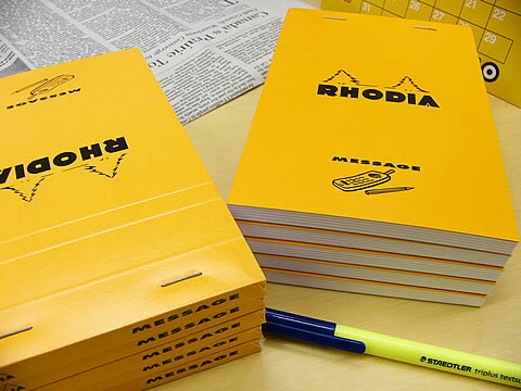ロディア RHODIA ブロックロディア電話伝言メモ単品バラ デザイン文具 デザイン おしゃれ 翌日配送対応
