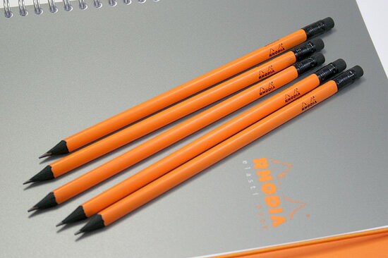 ロディア RHODIA ロディアペンシル 5本セット【デザイン文具】【デザイン おしゃれ】【鉛筆】 / 5セット