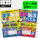 【2冊セット】毎日脳活スペシャル 漢字脳活ひらめきパズル13・14|女優・宮崎美子さんが巻頭特集 脳トレ 認知症 予防 脳 活性化 クロスワード ボケ防止 物忘...