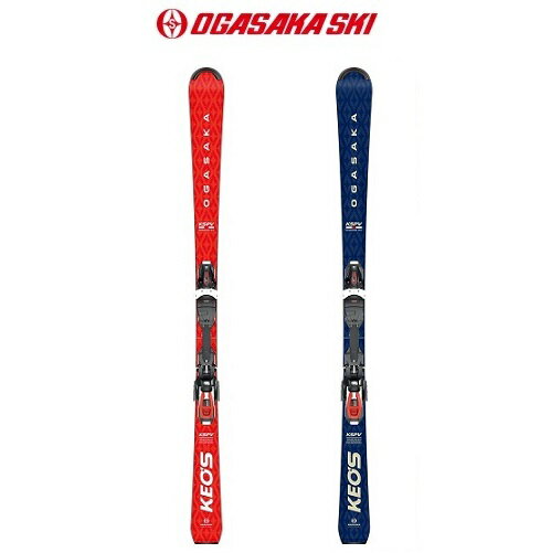 OGASAKA SKI オガサカスキー スキー板 ビンディング付き 165cm 160cm2023-24モデル KS-PV/(RD/NV) PRD11GW