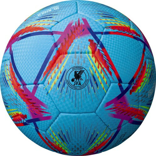 adidas アディダス サッカーボール「AL RIHLA」 アル・リフラ 2022FIFAワールドカップカタール大会 公式試合球レプリカモデル アル・リフラリーグ 4号球 水色 AF454SK安売り サッカー 用品 セール