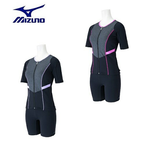 MIZUNO　ミズノ　スイムウェアアクアフィットネス用セパレーツ(ボタン付)【ウィメンズ】2025SSモデル　N2JGC340