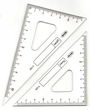 共栄プラスチックORIONS三角定規V-42012cm