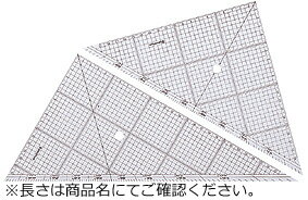 ステッドラー　レイアウト用方眼三角定規　30cm　厚2mm　966 30