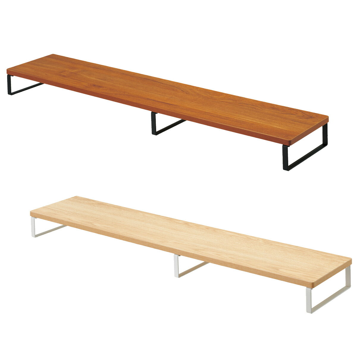 Rakuten - LIHITLAB.　机上台　幅1000mm　ロータイプ　MDF　スリム　A-8005