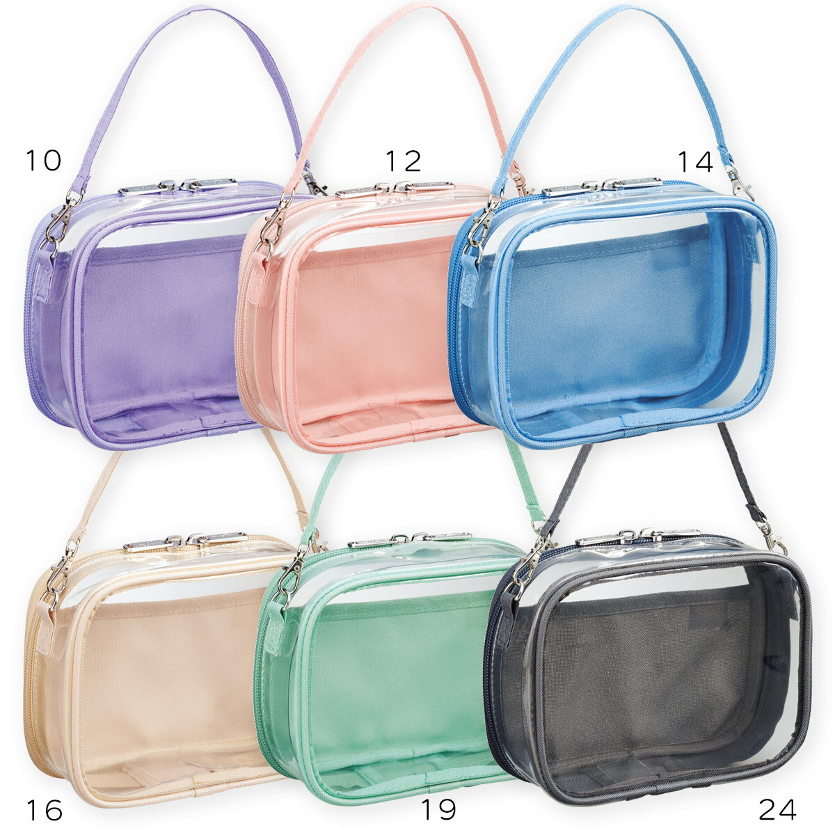 LIHITLAB.　デコレーションボックスポーチ　myfa＜ミファ＞　MY FAVORITE　ミニ・ワイド　A-3309(4.0)