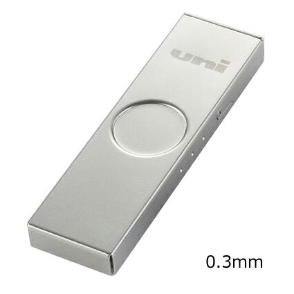三菱鉛筆　ユニ＜uni＞　シャープ替芯　0.3mm　HB　メタルケース　ULSM03HB