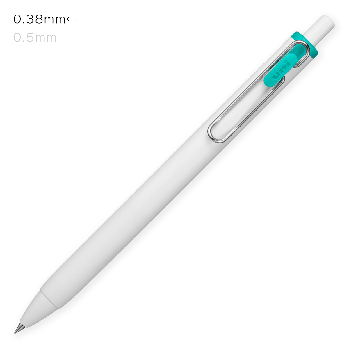 三菱鉛筆　ゲルインクボールペン　0.38mm　ユニボールワン　uni-ball ONE　ラムネ色　UMNS38-32
