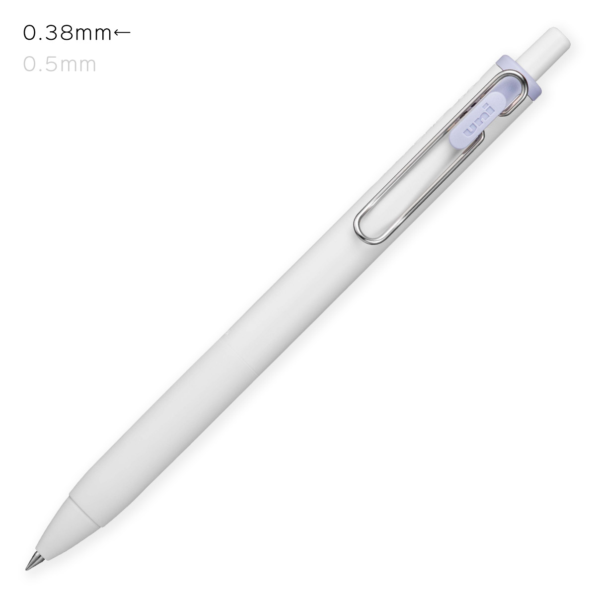 三菱鉛筆　ゲルインクボールペン　0.38mm　ユニボールワン　uni-ball ONE　バタフライピー色　UMNS38-81