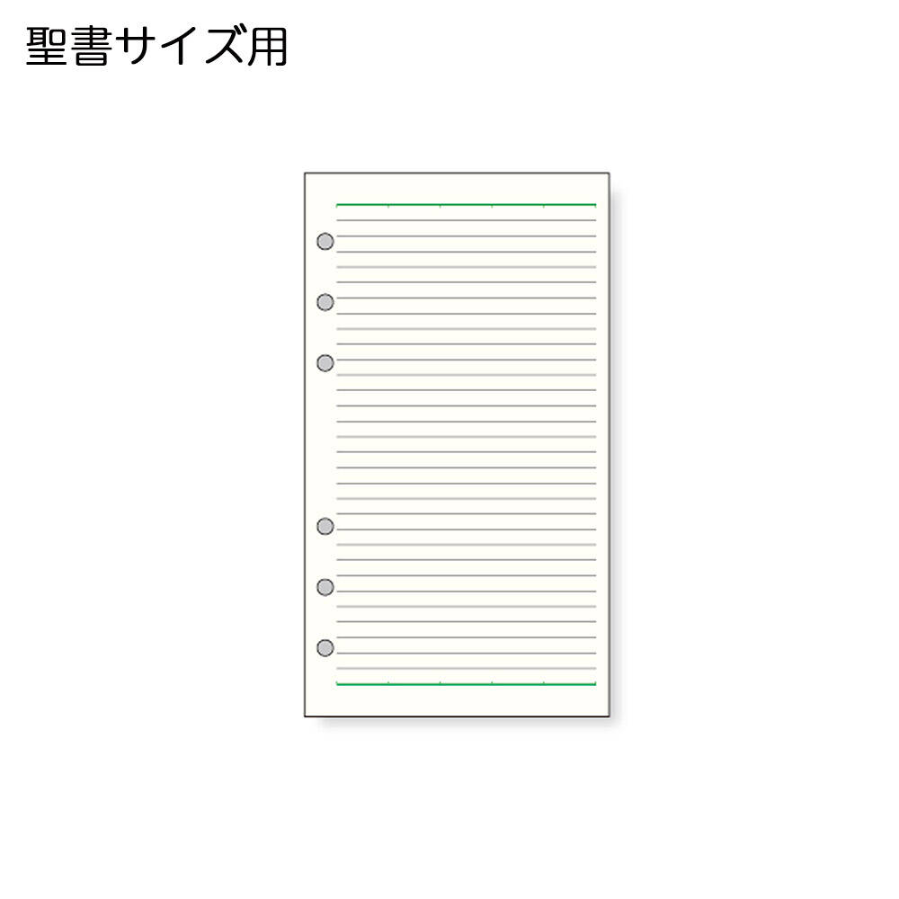 レイメイ藤井 ダ・ヴィンチ リフィル 聖書サイズ 横罫ノート（5.0mm罫） DR276