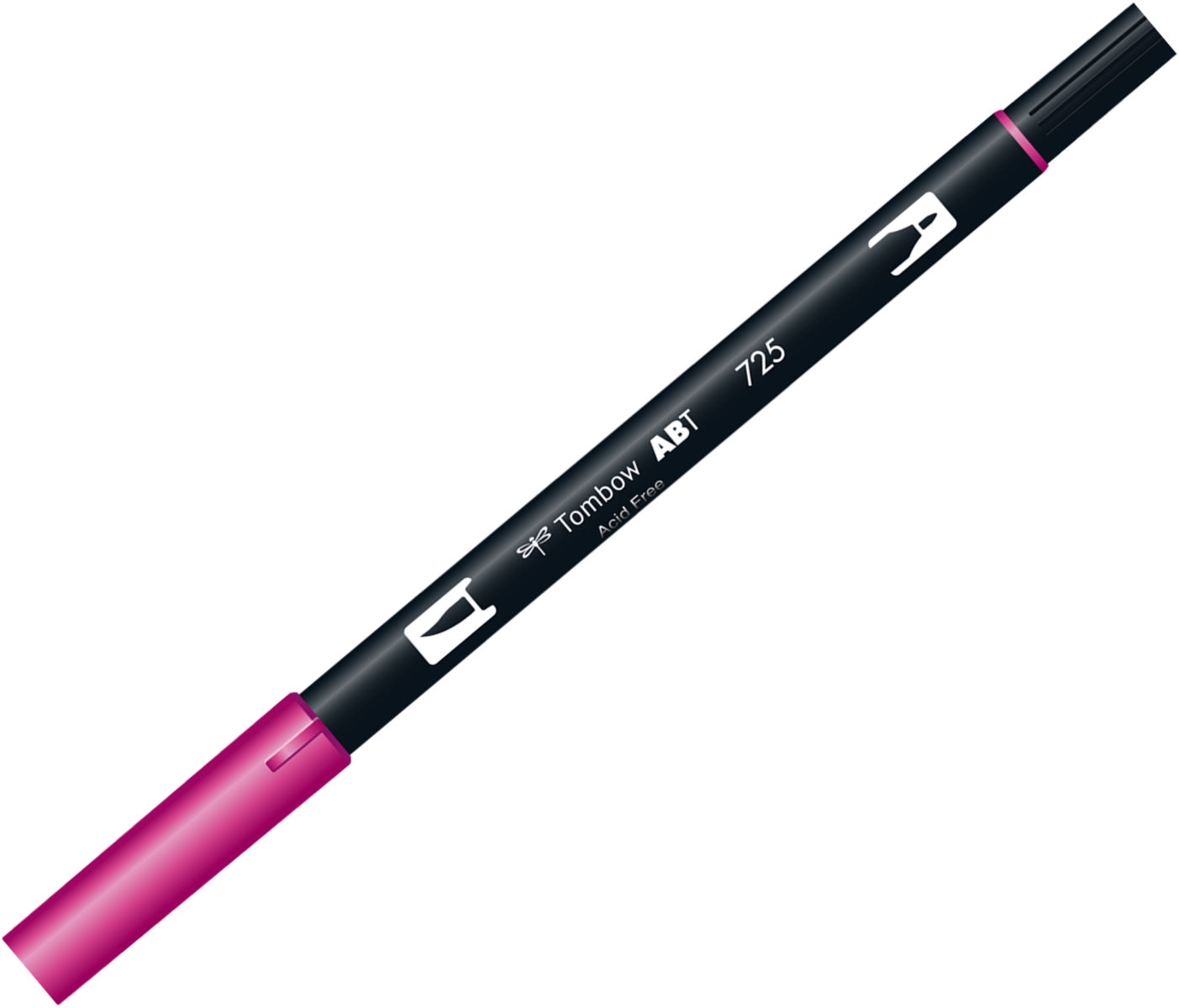 Rakuten - トンボ鉛筆　水性マーカー　AB−T＜Rhodamine Red(ローダミンレッド)＞　デュアルブラッシュペン　AB-T725