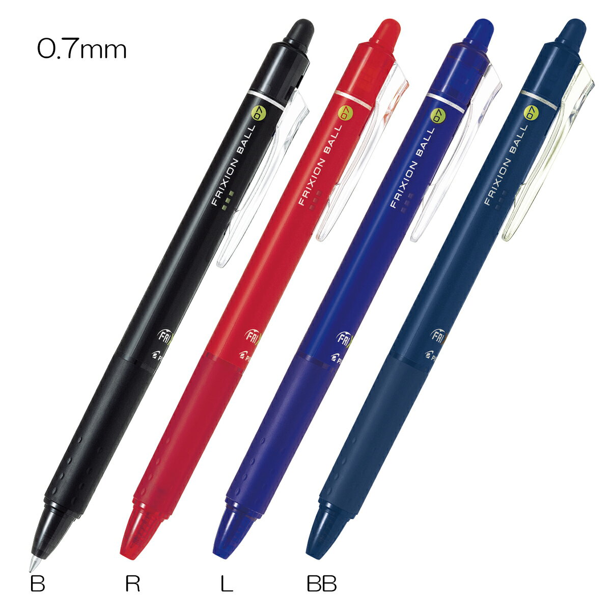 乐天商城 - パイロット　こすると消えるボールペン　フリクションボールノック07　0.7mm　LFBK-23F