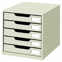 【送料無料(本州のみ)♪】コクヨ　レターケース　スチール引き出しタイプ　A4縦　両引5段　LC-15M