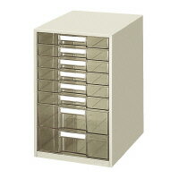 【送料無料(本州のみ)♪】コクヨ　レターケース　透明プラスチック引出しタイプ　A4タテ　浅6深2段　LC-..