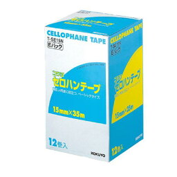 コクヨ　セロハンテープ　お徳用Eパック　15mm×35m　12巻入り　T-SE15N