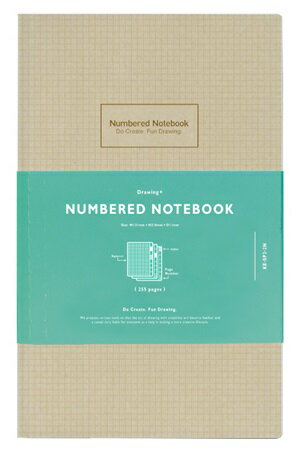 【メ可】コクヨ　ナンバードノートブック＜Numbered Notebook＞　A5変形　3mm方眼罫　KE-SP2-2