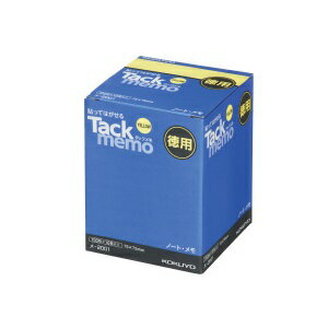 Rakuten - コクヨ　タックメモ徳用　75×75mm　正方形　100枚×10冊　黄　メ-2001
