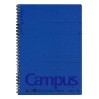 コクヨ　キャンパスツインリングノ−ト　6号50枚　A罫　セミB5　(5冊セット)　ス-T200A-B