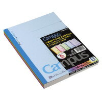 Rakuten - コクヨ　キャンパスノートカラー　6号30枚　B罫　セミB5　5色パック　ノ-3CBNX5