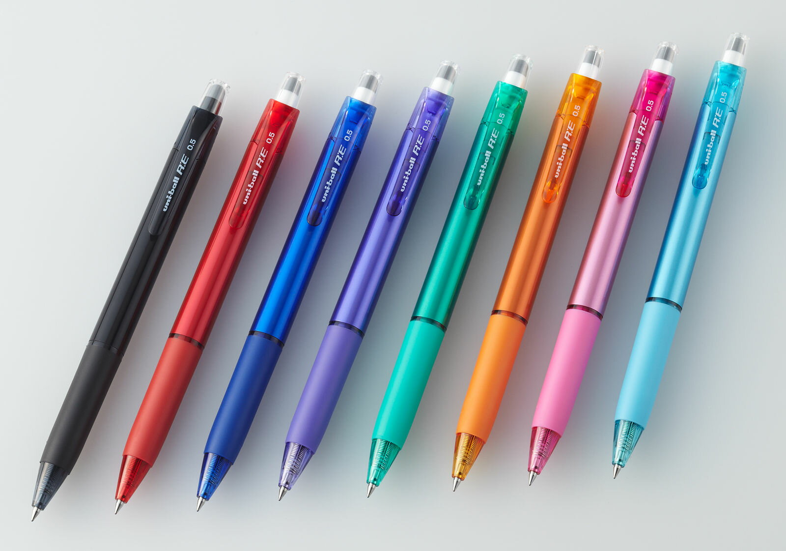【メ可】三菱鉛筆　消せるボールペン　ユニボールRE　0.5mm　スタンダードデザイン　URN18005