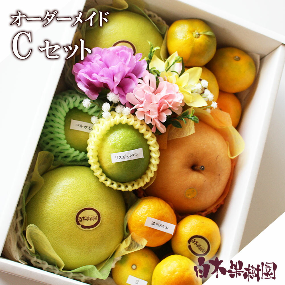 【贈答用】【ギフト】白木果樹園旬のオーダーメイドフルーツセット　詰め合わせ【Cセット】