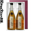 黒牛仕立て梅酒　720ml×2本セット　化粧箱入　（紀州和歌山産完熟南高梅使用）名手酒造店【和歌山県産】【果実酒】進物・ギフトに最適！【ギフト 贈り物】【送料無料】