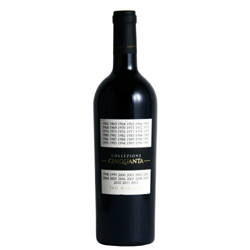 サン・マルツァーノコレッツィオーネチンクアンタ+4【ヴィンテージは順次変わります】赤ワイン　イタリア　プーリア　ギフト　プレゼント　750ML