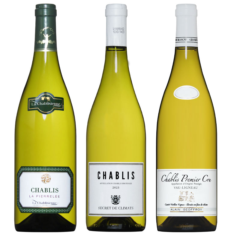 Rakuten - 憧れの一級畑シャブリ入り 生粋のシャブリ入り 確かなシャブリ3本セット ワイン セット wine ギフト 母の日 750ML