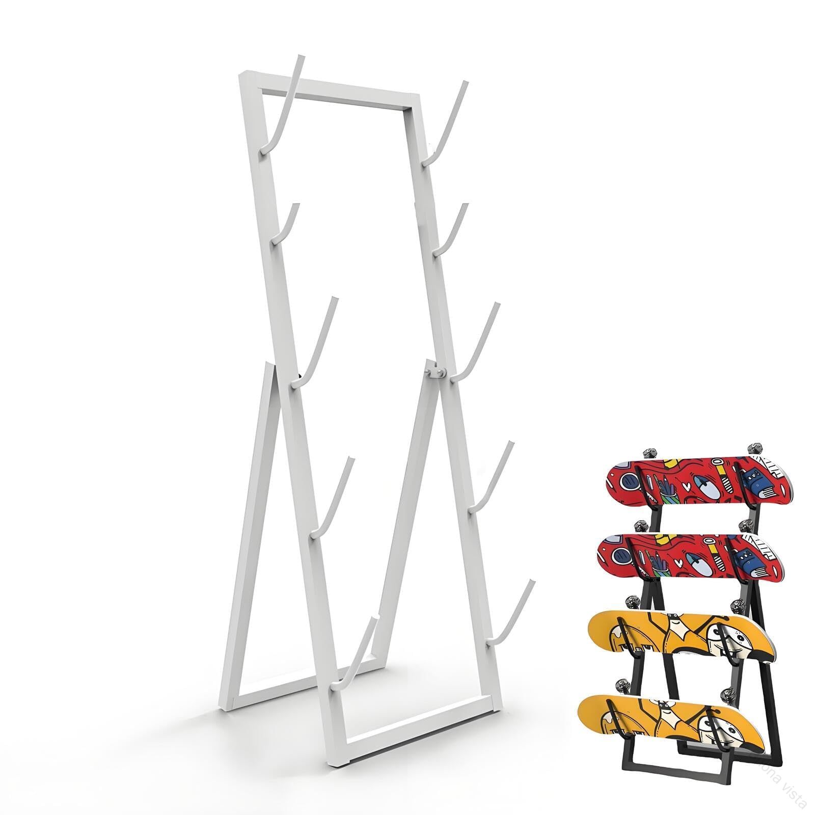スケートボードラック スノーボードラック サーフボード 収納ラック 省スペース設計で収納しやすい ロ..
