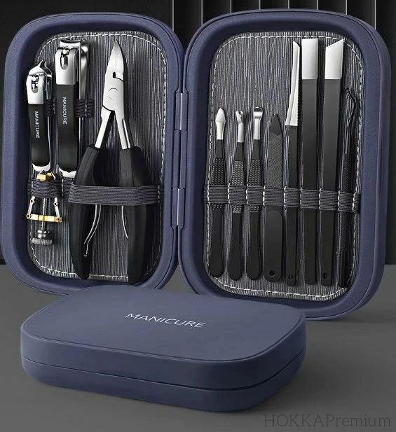 ネイルケアツールセット 12点／16点｜巻き爪・厚爪対応 高性能爪切りセット｜男女兼用・収納ケース付き